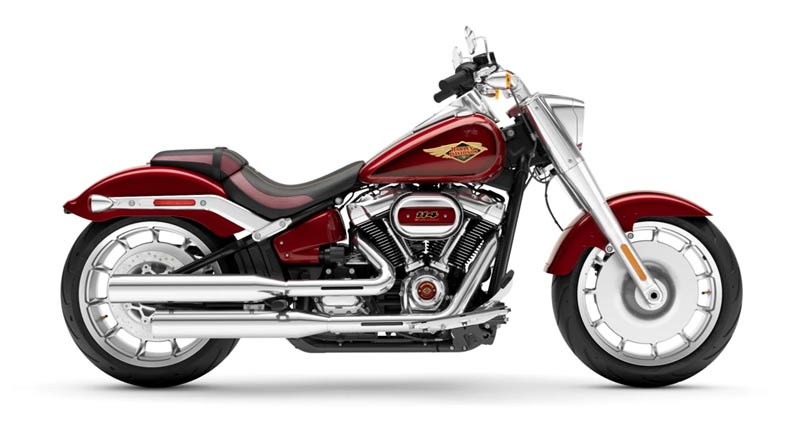 Harley Fat Boy 114 Heirloom Red Fade