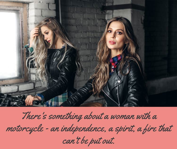 woman riding motorcycle quotes