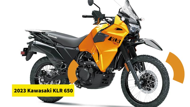 Kawasaki KLR 650 PEARL SOLAR YELLOW
