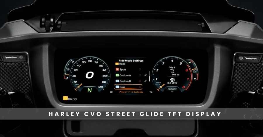 CVO Street Glide TFT Display
