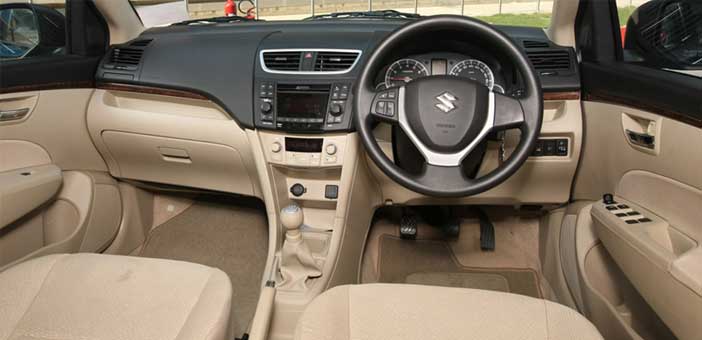 Maruti swift dzire interior