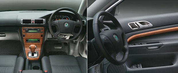 skoda superb interior