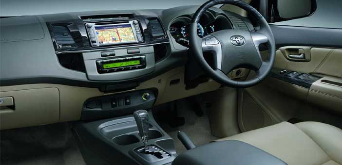 Toyota Fortuner interior