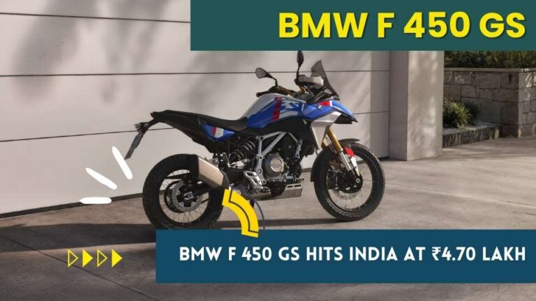 BMW F 450 GS Hits India at ₹4.70 Lakh: Himalayan Killer?