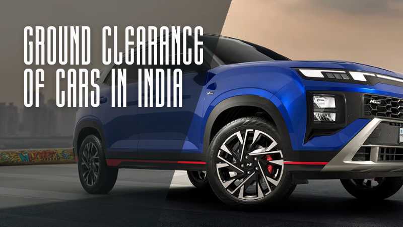 Ground Clearance Cars India